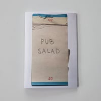 'Pub Salad' Zine by Will Grundy,  2023 