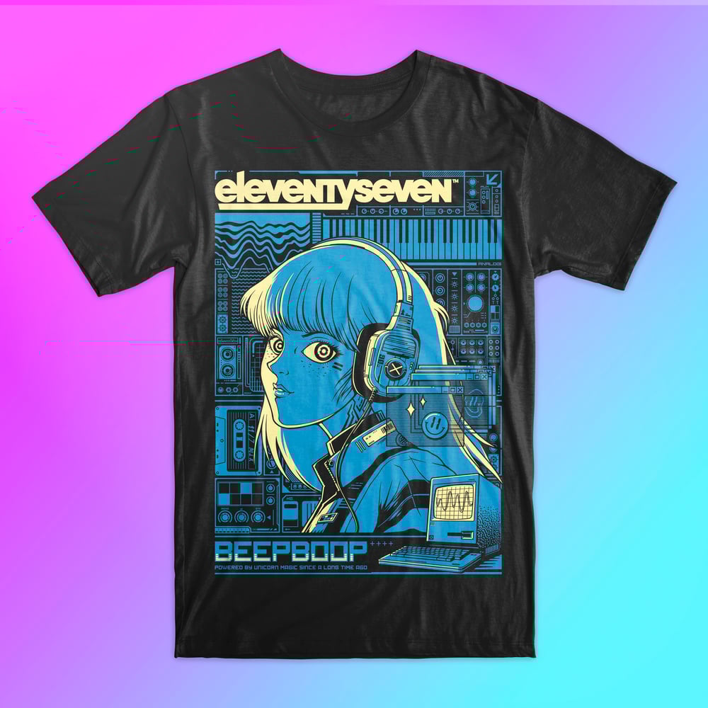 Image of Beep Boop Anime Tee
