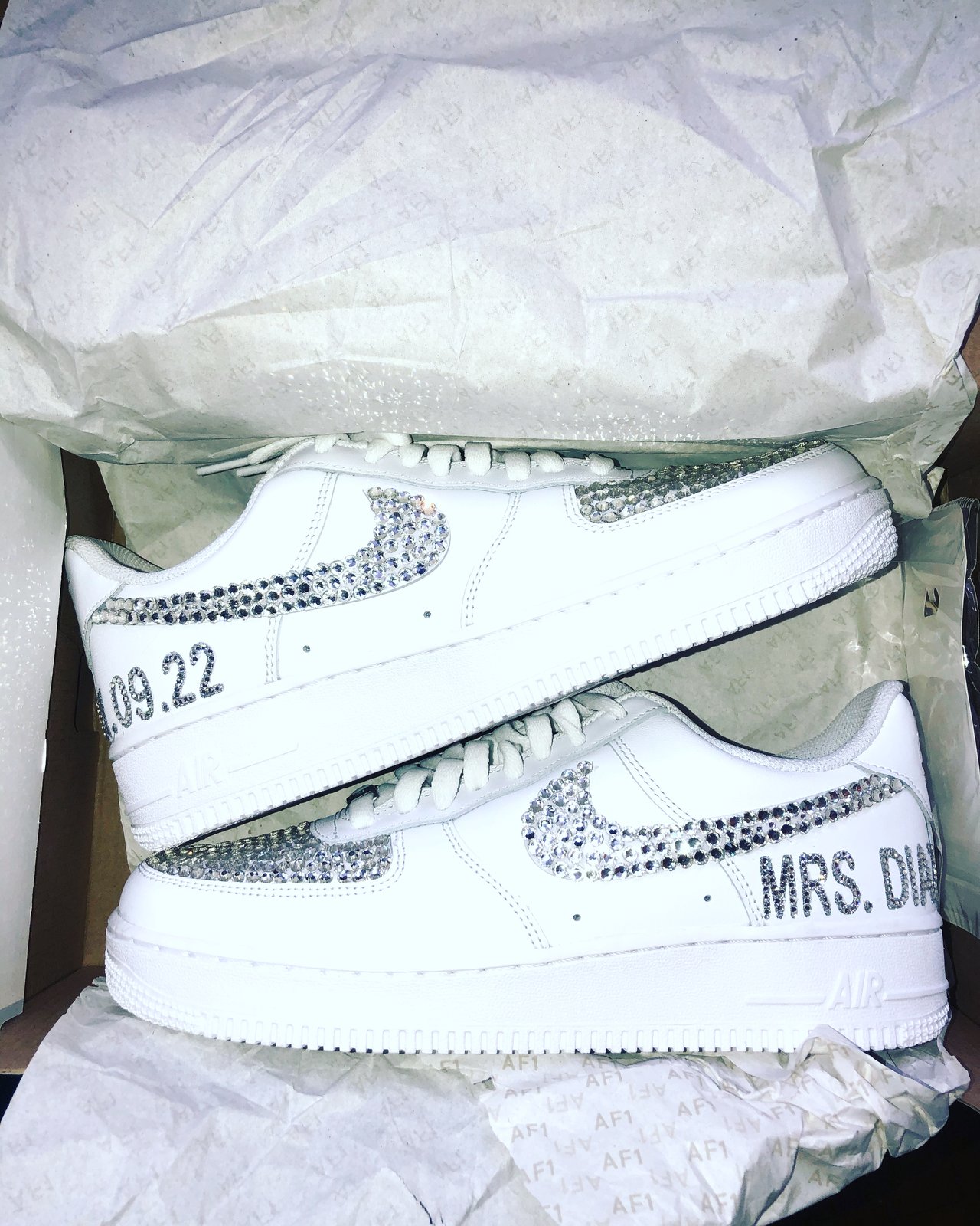 Air Force 1 - Custom white rope - Xelacustoms