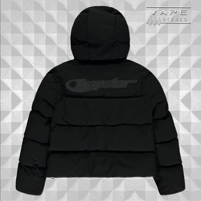 TRAPSTAR - HYPERDRIVE TECHNICAL PUFFER - BLACK/WHITE - [Size(s): S/L ...