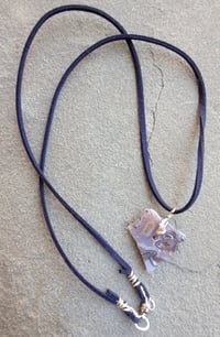 Image 4 of Holley (Holly) Blue Agate Necklace - "Calm" by J. Mummey