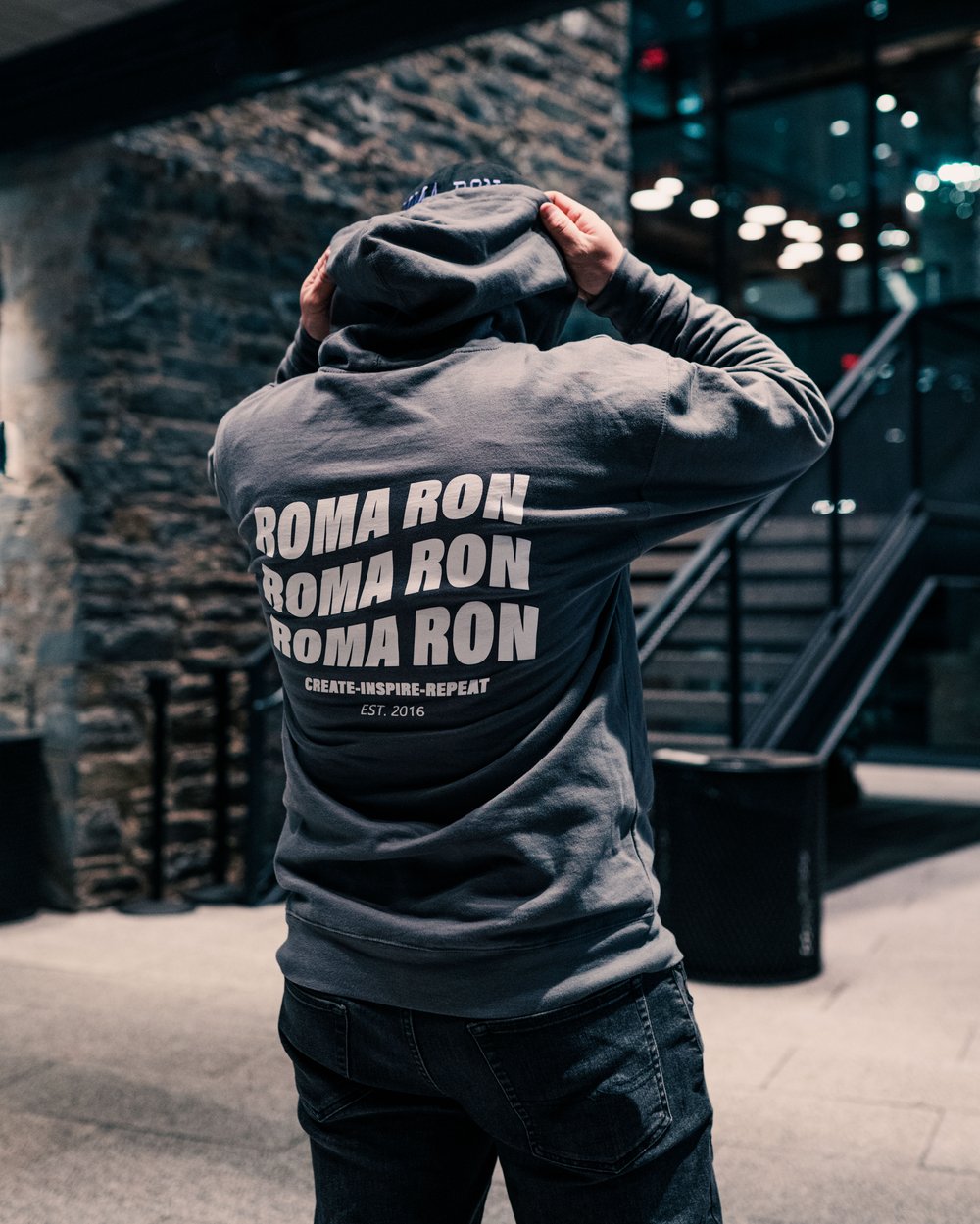 Roma Ron wave hoodie