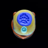Image 2 of Lg. Mama Brown Grizzly Bear - Flamework Glass Sculpture Bead