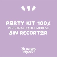 Image 2 of Party Kit 100% personalizado IMPRESO
