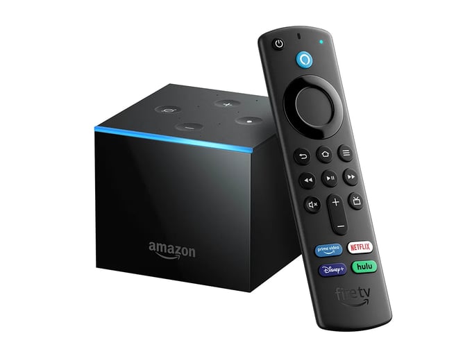 Image of Amazon Fire TV Cube With Alexa Voice Remote