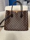 Louis Vuitton Kensington pre owned purse Brown damier 