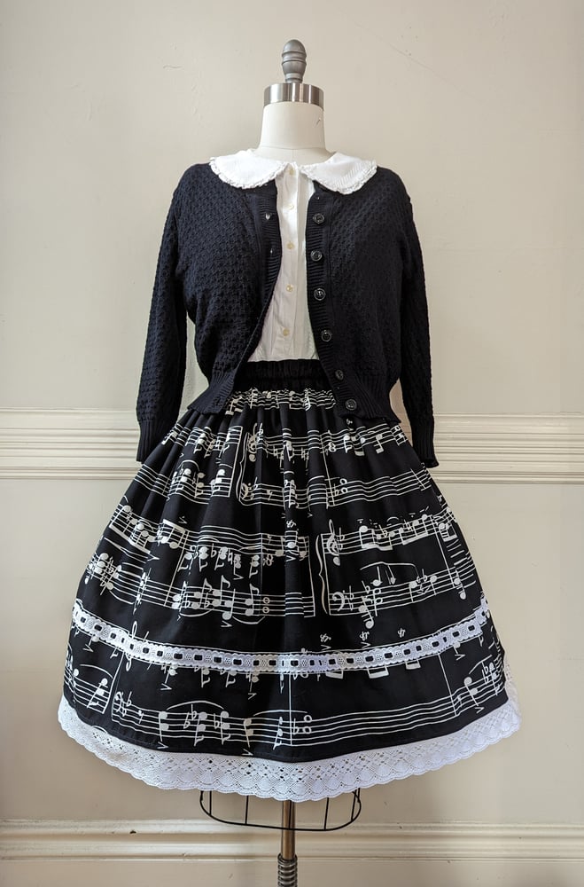 Sheet Music Skirt