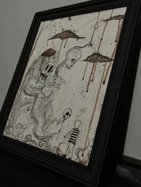Image 3 of “Blood N’ Monsters “ Original Blood Painting 