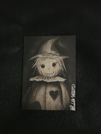 Image 1 of “Scarecrow Ragdoll “ Mini Canvas Print 