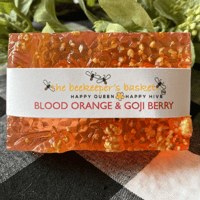 Image 1 of Blood Orange and Goji Berry Honeybee Glycerin Soap