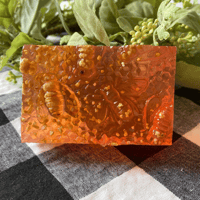 Image 2 of Blood Orange and Goji Berry Honeybee Glycerin Soap
