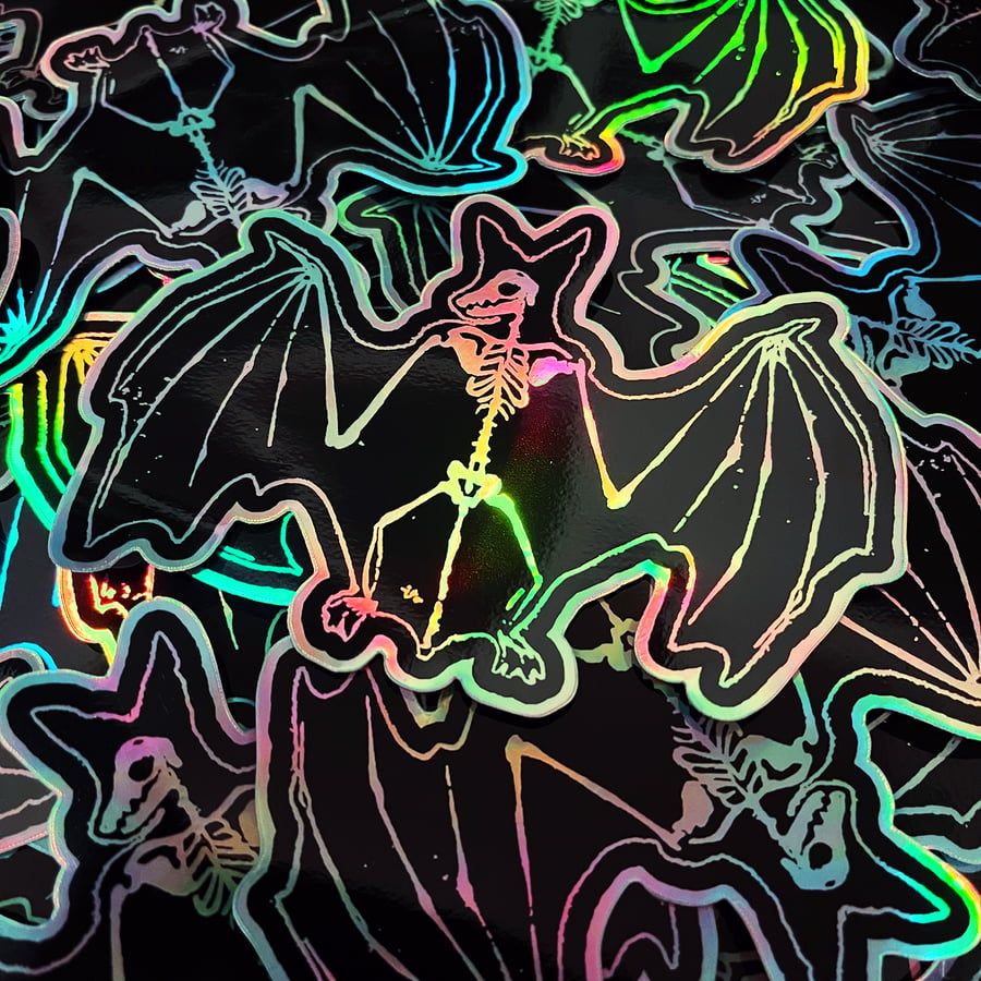 Image of Holographic Bat Sticker