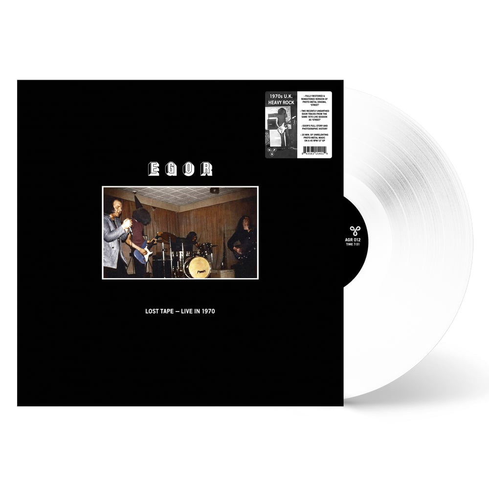 EGOR • 'LOST TAPE - LIVE IN 1970' • 12" EP • WHITE VINYL - EDITION OF 200