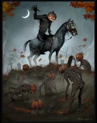 “Night of the Living Pumpkins” - Art Print