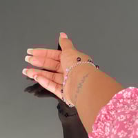 Image 2 of Purple Beaded Bracelet
