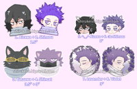 Image 1 of Shinsou and Aizawa Die-cut Stickers