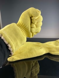 Image 2 of 12"  Wool lined, Kevlar heat protection gloves