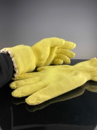 Image 3 of 12"  Wool lined, Kevlar heat protection gloves