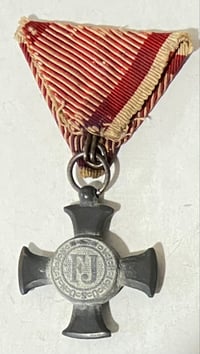 Image 1 of WW1 (Austro-Hungarian Empire) Iron Cross of Merit Medal - 1916