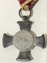 Image 4 of WW1 (Austro-Hungarian Empire) Iron Cross of Merit Medal - 1916