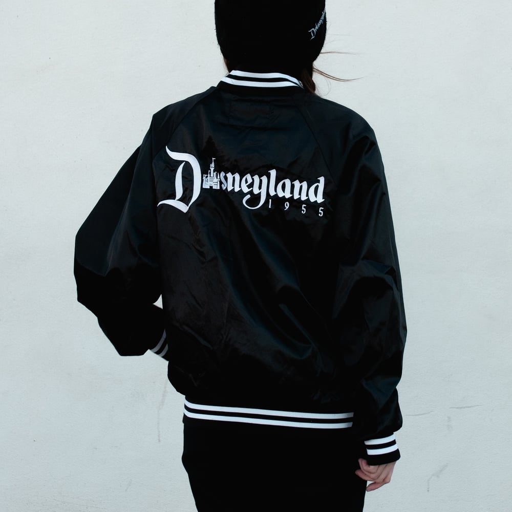 Image of 1955 Striped Bomber Jacket Black