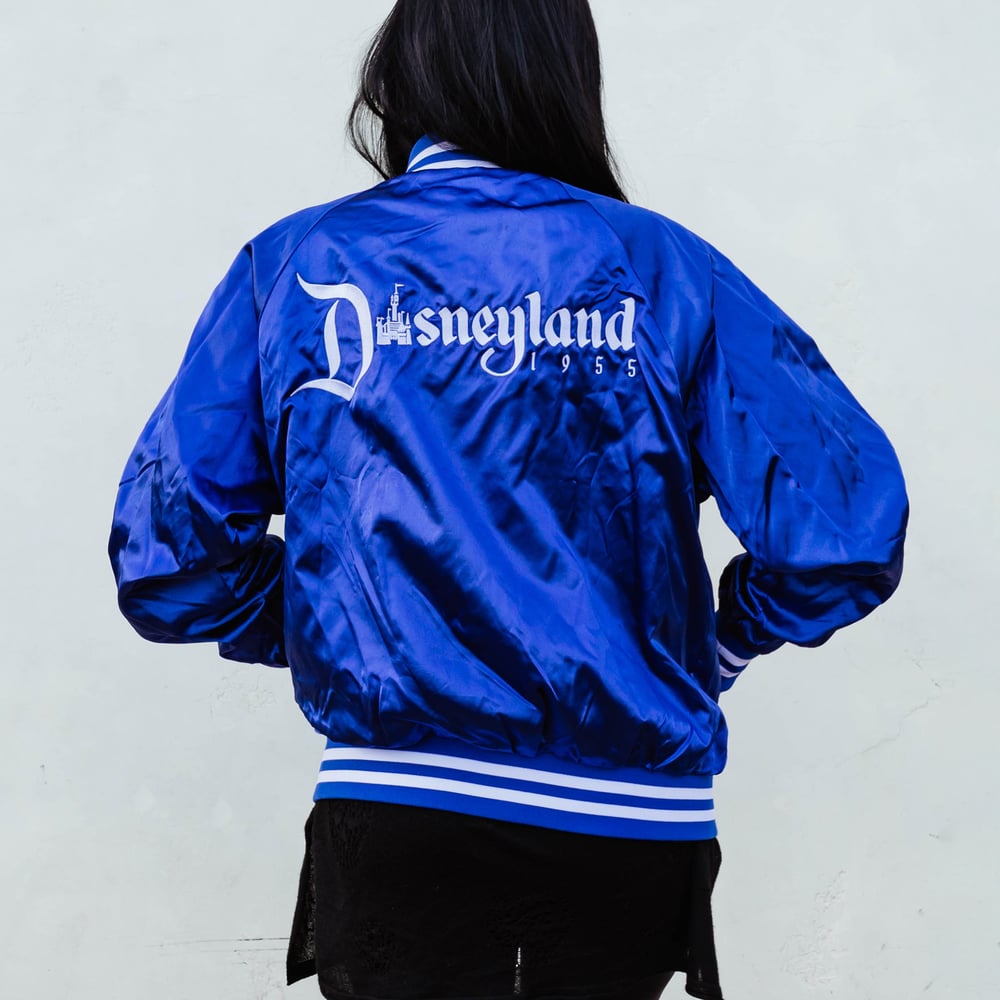 Image of 1955 Striped Bomber Jacket Blue