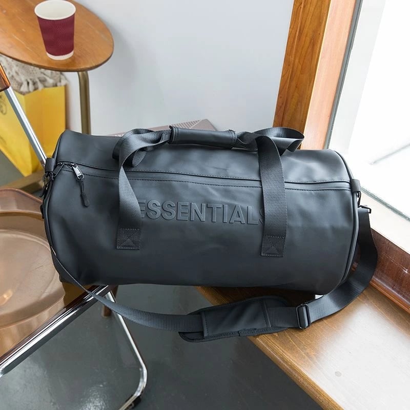 Fear of God Essentials Duffel Bag Dark Slate/Stretch Limo/Black (Small  Version) | TheNorthFashion