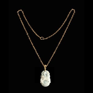 Image of Pig Chinese Zodiac Premium White Jade Pendant