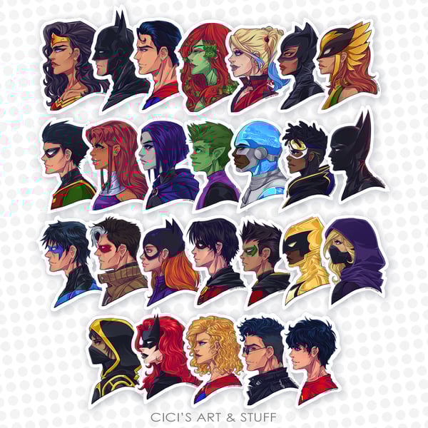 Image of DC Comics Stickers
