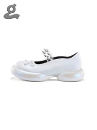 Image 2 of White Rivet Mary Jane Shoes