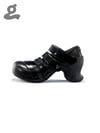 Black Velcro Platform Shoes