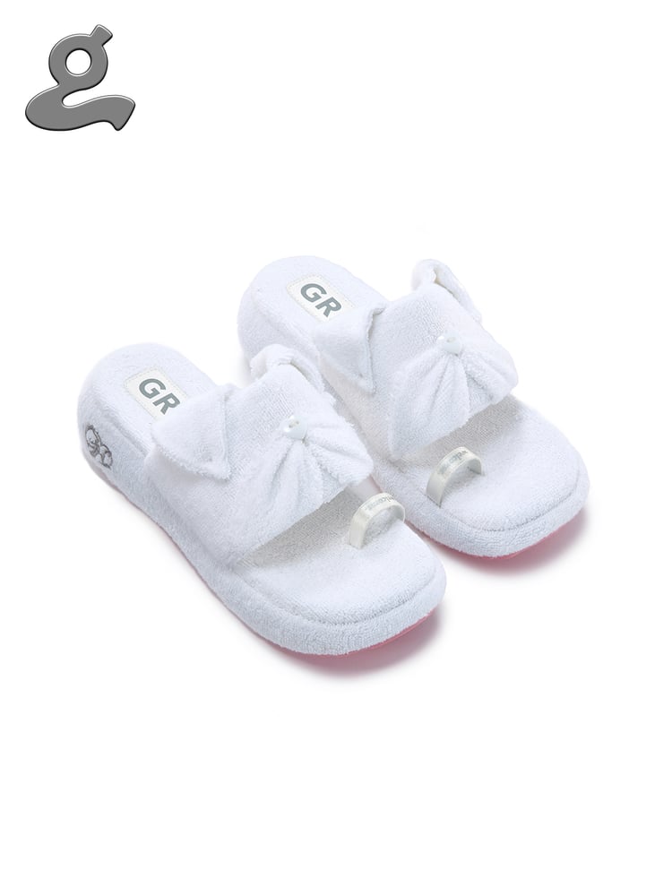 Image of Puppy Towel Platform Slippers