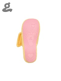 Image 3 of Yellow Embroidered Velcro Slippers