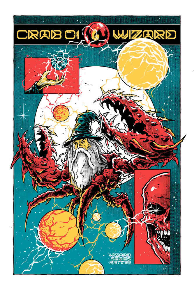 Image of Crabwizard Red Edition - Artprint