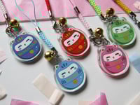 Image 2 of SALE!! LUCKY DARUMA PHONE CHARM