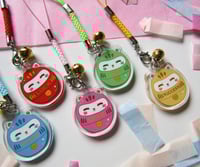 Image 3 of SALE!! LUCKY DARUMA PHONE CHARM