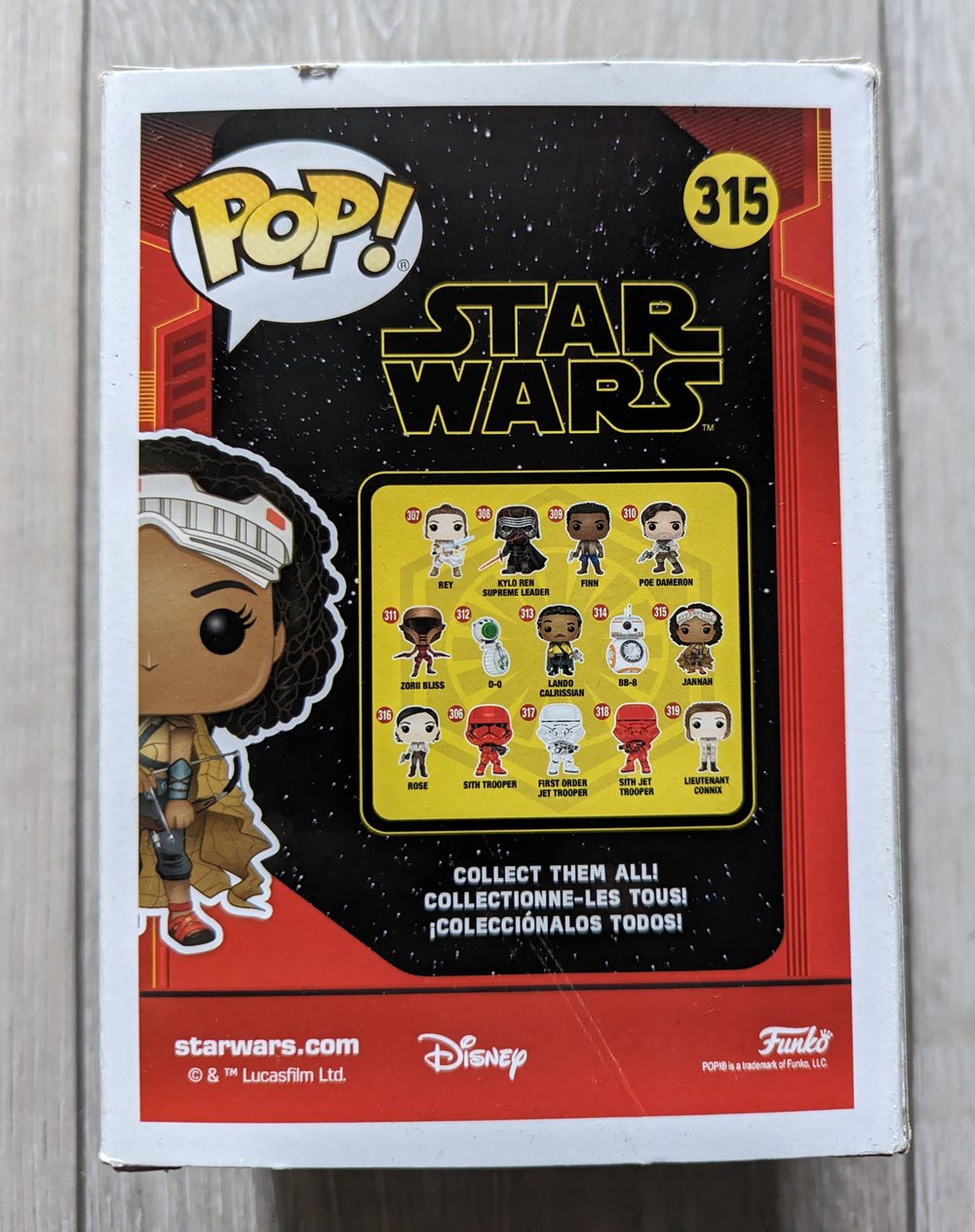 Naomi Ackie Star Wars Jannah Signed Funko Pop ACOA