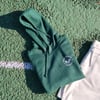Sweatshirt capuche vert mixte - Sports Club