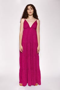 Image 1 of ABITO ASTRID LUREX FUCSIA €197 - 50%