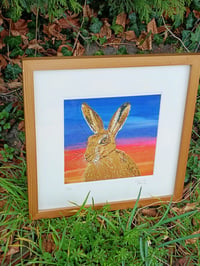 Image 1 of Sunset hare limited edition print