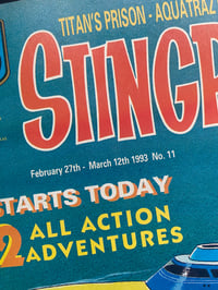 Image 3 of Stingray, framed complete vintage comic, No 11 March 1993
