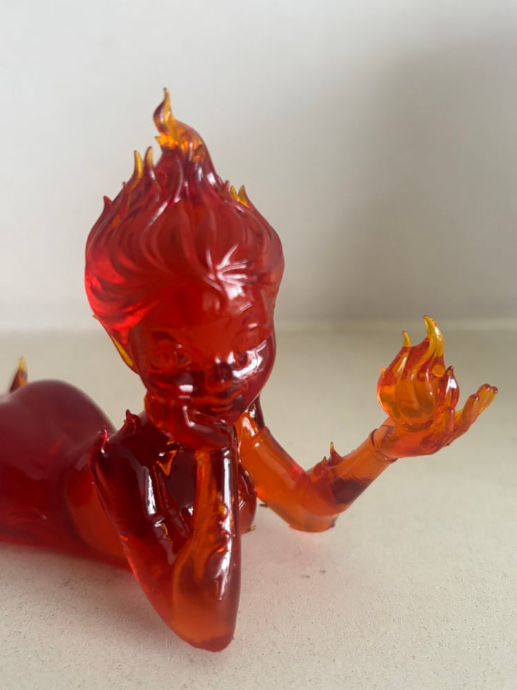 Image of Fire sprite book shelf guardian 