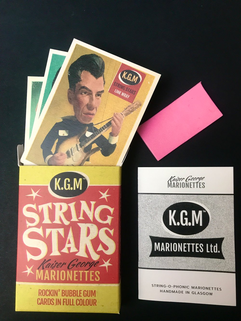 String Stars Bubble Gum Card Set