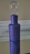 Glittery colored Liquor bottle 