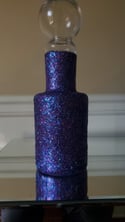 Glittery colored Liquor bottle 