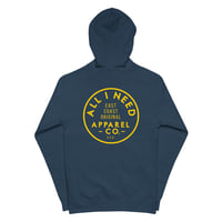 Image 4 of ECO Unisex fleece zip up hoodie