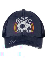 Image 1 of MSSC Soccer Hat Grunge