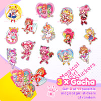 Image 1 of Magical Girl Stickers [GACHA AVAILABLE]