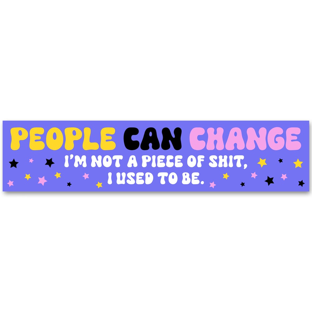 Image of People Can Change Sticker