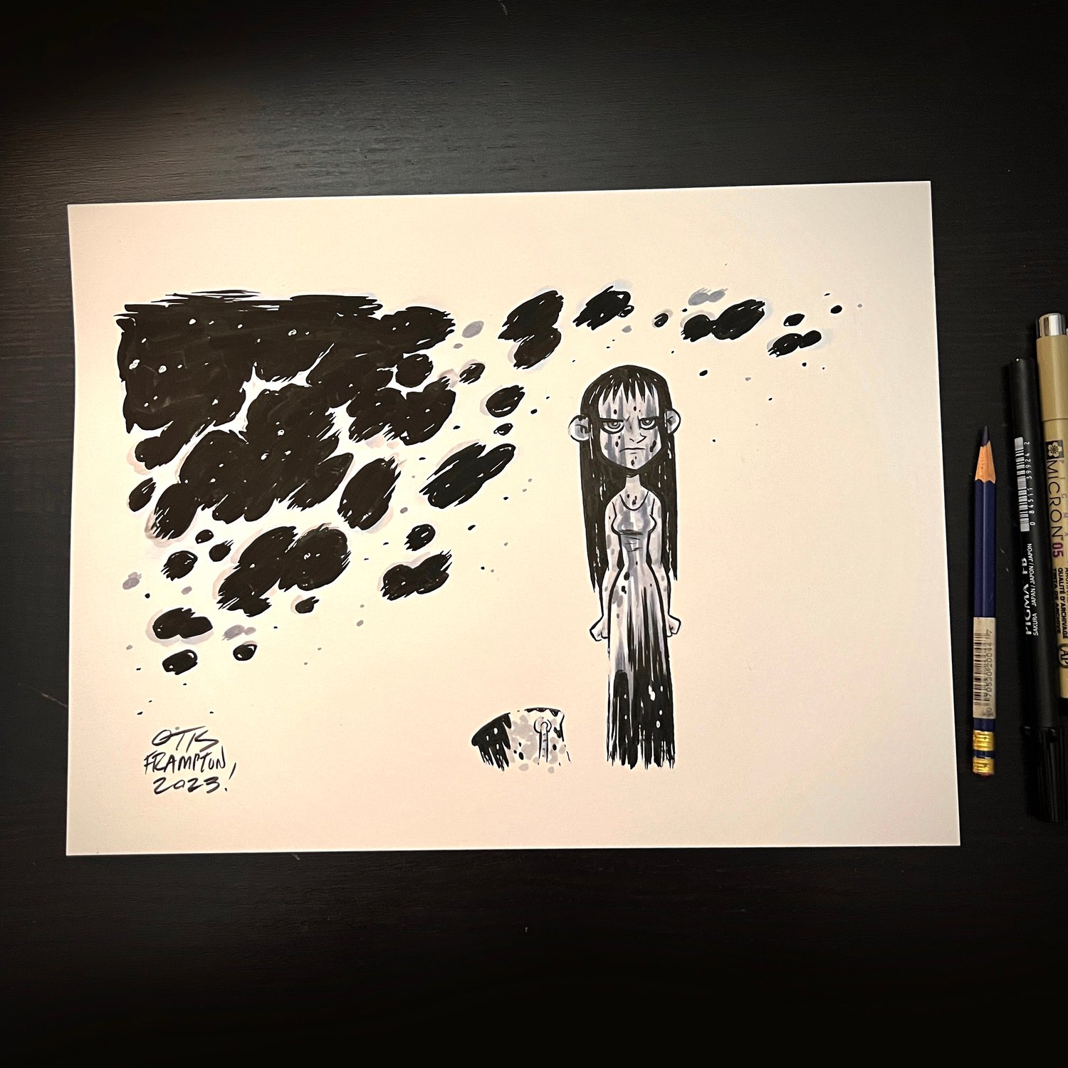 Stephen King’s CARRIE Original Art by Otis Frampton